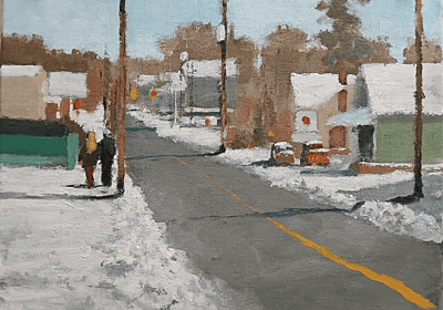 Acadia St. January Morning - Jeffrey J. Bowers