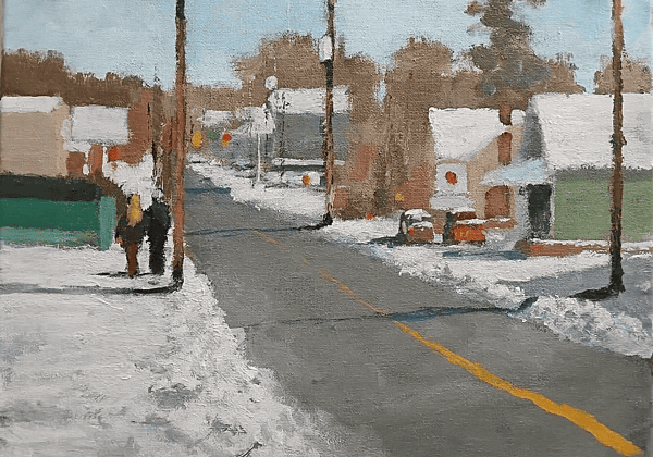 Acadia St. January Morning - Jeffrey J. Bowers Acadia St. January Morning - Jeffrey J. Bowers